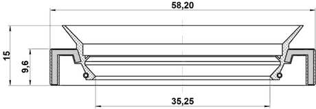 95HAY-37581015C - DRIVE SHAFT OIL SEAL 37X58X9.2X15