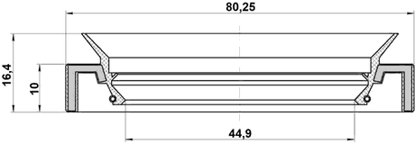 95HAY-46801016C - DRIVE SHAFT OIL SEAL 44.9X80.25X10X16.4