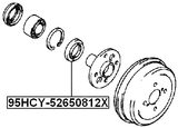 95HCY-52650812X - OIL SEAL REAR HUB 50.65X65.05X7.6X12