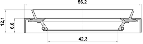 95HDS-44560712X - HALF SHAFT OIL SEAL 42.3X56.2X6.6X12.1