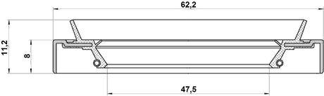 95HDS-49620811X - OIL SEAL REAR HUB 47.5X62.2X8X11.2