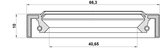 95IAS-42661010X - DRIVE SHAFT OIL SEAL 40.65X66.3X10