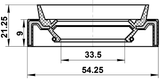 95JAS-32540921R - DRIVE SHAFT OIL SEAL 33.5X54.25X9X21.25