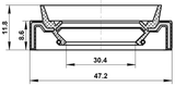 95JAY-32470912C - DRIVE SHAFT OIL SEAL 30.4X47.2X8.6X11.8