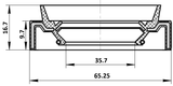 95JAY-37651017R - DRIVE SHAFT OIL SEAL 35.7X65.25X9.7X16.7