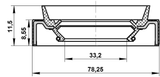 95JBS-35780912X - DRIVE SHAFT OIL SEAL 33.2X78.25X8.55X11.5