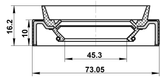95JBS-47731016R - DRIVE SHAFT OIL SEAL 45.3X73.05X10X16.2