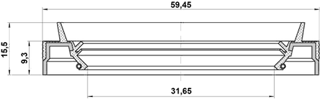 95JES-33590915X - DRIVE SHAFT OIL SEAL 31.65X59.45X9.3X15.5