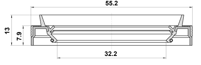 95JEY-34550813R - DRIVE SHAFT OIL SEAL 32.2X55.2X7.9X13