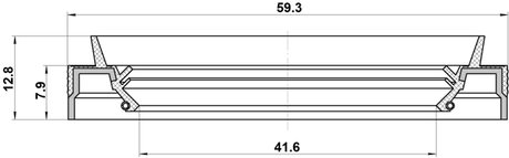 95JEY-43590813C - DRIVE SHAFT OIL SEAL 41.6X59.3X7.9X12.8