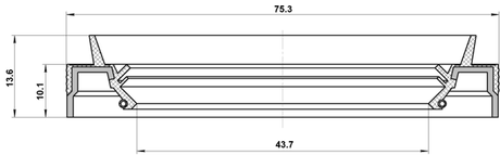 95JEY-45751014R - REAR DIFFERENTIAL-PINION SEAL 43.7X75.3X10.1X13.6