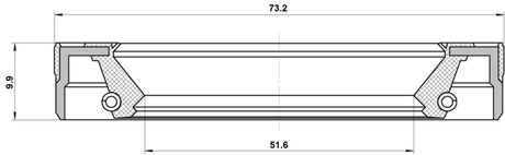 95LEY-53731010UM - OIL SEAL FRONT HUB 51.6X73.2X9.9X9.9