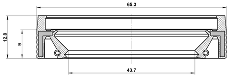 95MAY-45650913C - OIL SEAL TRANSAXLE CASE 43.7X65.3X9X12.8