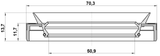 95MES-52701214R - DRIVE SHAFT OIL SEAL 50.9X70.3X11.7X13.7
