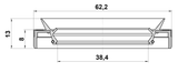 95MEY-40620813C - DRIVE SHAFT OIL SEAL 38.4X62.2X8X13