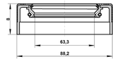 95NES-65880808C - DRIVE SHAFT OIL SEAL 63.3X88.2X8X8