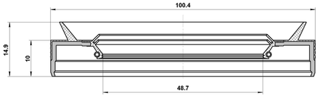 95PES-501001015C - DRIVE SHAFT OIL SEAL 48.7X100.4X10X14.9