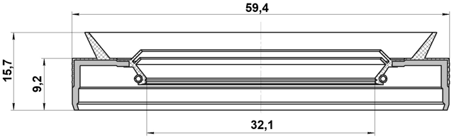 95PEY-33590916R - DRIVE SHAFT OIL SEAL 32.1X59.4X9.2X15.7