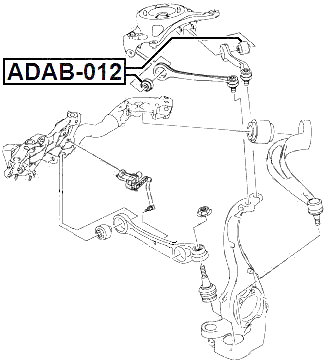 ADAB-012 - BUSHING, FRONT UPPER CONTROL ARM