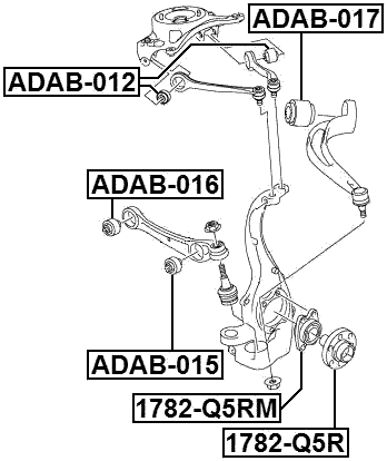 ADAB-017 - FRONT ROD BUSHING