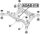 ADAB-018 - REAR CROSSMEMBER BUSHING