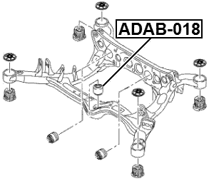 ADAB-018 - REAR CROSSMEMBER BUSHING