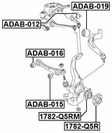 ADAB-019 - FRONT ROD BUSHING (HYDRO)
