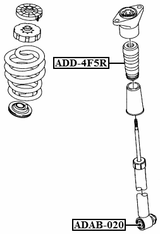 ADAB-020 - BUSHING, REAR SHOCK ABSORBER