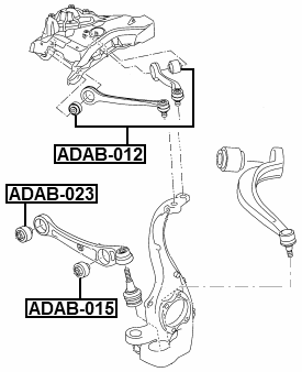 ADAB-023 - BUSHING, FRONT LOWER CONTROL ARM