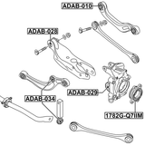 ADAB-028 - BUSHING, REAR LOWER CONTROL ARM