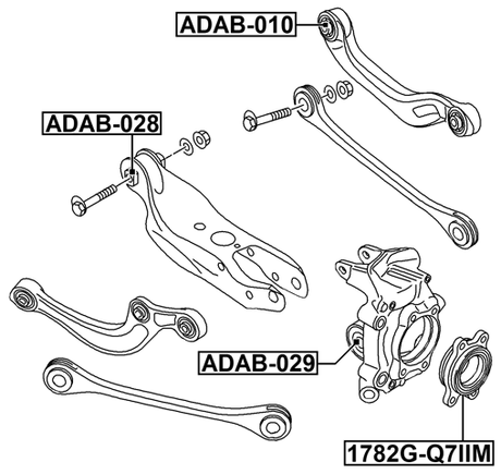 ADAB-029 - REAR KNUCKLE BUSHING