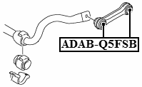 ADAB-Q5FSB - FRONT STABILIZER LINK BUSHING