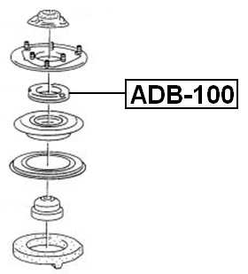 ADB-100 - FRONT SHOCK ABSORBER BEARING