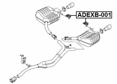 ADEXB-001 - EXHAUST PIPE SUPPORT