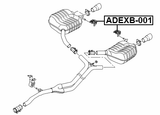 ADEXB-001 - EXHAUST PIPE SUPPORT