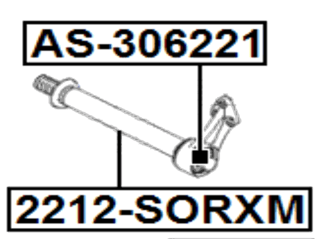AS-306221 - AXLE SHAFT BEARING 30X62X21