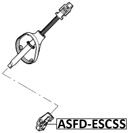 ASFD-ESCSS - LOWER INTERMEDIATE STEERING SHAFT