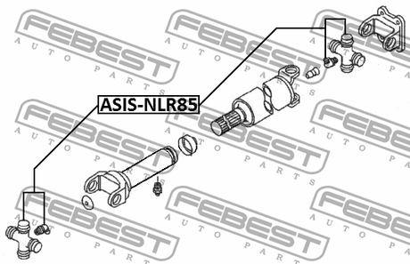 ASIS-NLR85 - CROSS SHAFT JOINT, DRIVE SHAFT 33X103