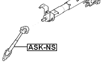 ASK-NS - LOWER INTERMEDIATE STEERING SHAFT