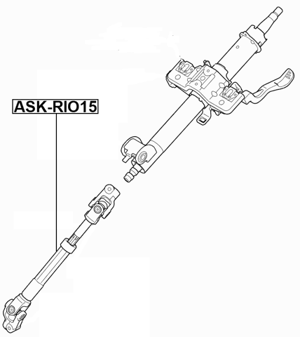 ASK-RIO15 - INTERMEDIATE STEERING SHAFT