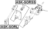 ASK-SORL - LOWER INTERMEDIATE STEERING SHAFT