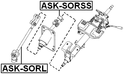 ASK-SORSS - UPPER INTERMEDIATE STEERING SHAFT