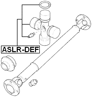 ASLR-DEF - CROSS SHAFT JOINT, DRIVE SHAFT 27X75