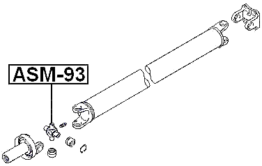ASM-93 - CROSS SHAFT JOINT, DRIVE SHAFT 30X55/85