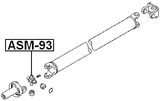 ASM-93 - CROSS SHAFT JOINT, DRIVE SHAFT 30X55/85