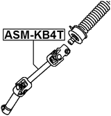 ASM-KB4T - LOWER INTERMEDIATE STEERING SHAFT