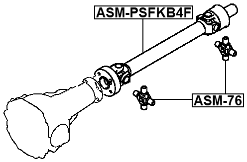 ASM-PSFKB4F - PROPELLER SHAFT