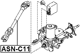ASN-C11 - LOWER INTERMEDIATE STEERING SHAFT