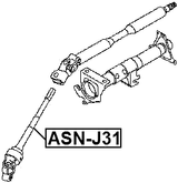 ASN-J31 - LOWER INTERMEDIATE STEERING SHAFT