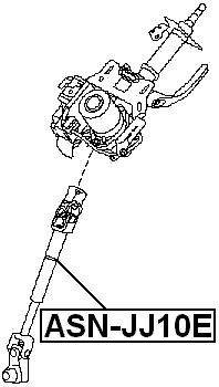 ASN-JJ10E - LOWER INTERMEDIATE STEERING SHAFT